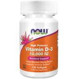 Now Foods Vitamin D3 NOW, 250 µg / 10 000 IE (120 kapsul) Cene