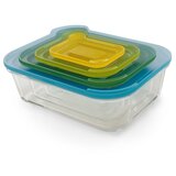 Shumee JJ-Set 4 steklenih posod Nest Glass, mu, (21397403) Cene
