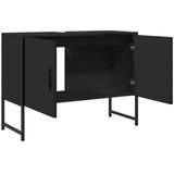 vidaXL Kupaonski ormarić za umivaonik crni 80 x 33 x 60 cm drveni | shoptok.hr