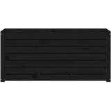  Vrtna kutija crna 101 x 50,5 x 46,5 cm od masivne borovine | Eponuda.ba