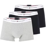 Tommy Hilfiger Underwear Boksarice 'Essential' nočno modra / pegasto siva / rdeča / bela