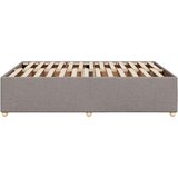 vidaXL okvir za krevet bez madraca smeđesivi 140 x 190 cm od tkanine | shoptok.hr