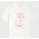 Sinsay Pamučna majica s printom hrčka | shoptok.hr