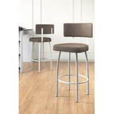 Hanah home set od 6 barskih stolica Wosa, kapućino tkanina Babyface, bele metalne noge | Eponuda.com