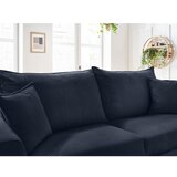 Bobochic Paris Tamno plava sklopiva sofa od samta 225 cm Augustin – | shoptok.hr