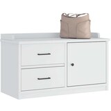 vidaXL klop v preddverju "SANDNES" Bela 87x40x50 cm masivni les bor Cene
