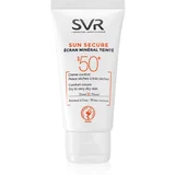 SVR Sun Secure mineralna krema za toniranje za suhu i vrlo suhu kožu lica SPF 50+ 50 ml