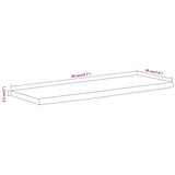  Zidna polica 50x20x2,5 cm pravokutna bagremovo drvo živi rub | Eponuda.com