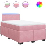Box spring krevet s madracem ružičasti 120 x 200 cm baršunasti | shoptok.hr