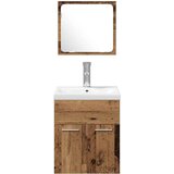 vidaXL set namještaja za kupaonicu 5 pcs staro drvo 41 x 38.5 x 46 cm | shoptok.hr