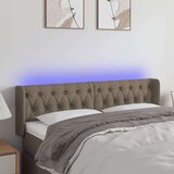  Posteljno vzglavje taupe 147x16x78/88 cm blago, (20736415) | Shoptok.si