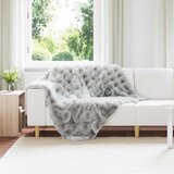  Protuklizna deka od umjetnog zečjeg krzna Olite 4 pcs Siva | shoptok.hr
