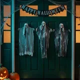 Ob Hanging Ghost 3 pcs Crna 66 x 110 cm Poliester