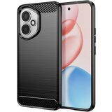 AVIZAR Ohišje za Honor 400 Silikon Design Karbon Česan, Črna, (5000010470) | Shoptok.si