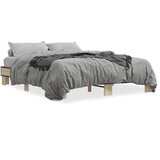  Okvir za krevet boja hrasta 150x200cm konstruirano drvo i metal | shoptok.hr