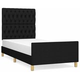  Okvir za krevet bez madraca crni 90x190cm od tkanine | shoptok.hr