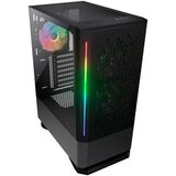 Cougar mX430 air rgb pc case, mid tower, black CGR-51C6B-AIR-RGB Cene
