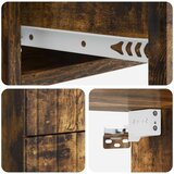  Noćni ormarić za montažu na zid s ladicama 2 pcs Dimljeni hrast | shoptok.hr
