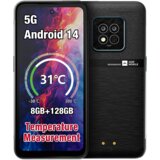 AGM odporni pametni telefon X6 5G 8+8GB/128GB ds android 14, kamera 50MP dual ai - črn Cene