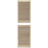  Vrata ormara 4 pcs Smeđa 170 x 49.5 x 2.1 cm Masivna borovina | shoptok.hr