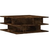 Furnova Klubska mizica dimljeni hrast 70x70x29 cm inženirski les, (21914232) | Shoptok.si