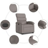vidaXL Električni naslanjač s funkcijo vstajanja taupe blago, (20927548) | Shoptok.si