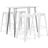  5-dijelni barski set bijeli | shoptok.hr