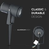  LED spoljna lampa LED/12W/100-240V IP65 3000K siva | Eponuda.com