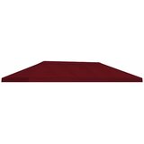 vidaXL Zaščita za gazebo s senčnikom 6 x 3 m Burgundija Poliester 190, (5000218814) | Shoptok.si