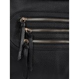 Shelvt Black handbag with gold zippers | shoptok.hr