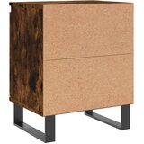  Noćni ormarići 2 kom boja dimljenog hrasta 40x30x50 cm drveni | shoptok.hr