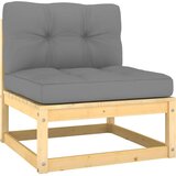  8-dijelna vrtna garnitura od masivne borovine s jastucima | shoptok.hr