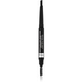 Rimmel London Brow This Way Fill & Sculpt natančen svinčnik za obrvi s čopičem 0,25 g odtenek 004 Soft Black Cene