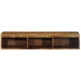 vidaXL Zidni TV ormarić 100x30x19 cm Obrađeno puno drvo | shoptok.hr