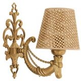 Opviq zidna lampa gloria hazeran natural gold