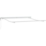 vidaXL automatska uvlačiva tenda Zelena i bijela 300x250 cm, zamjenska tkanina za tendu 3x2.5 m okvira Zelena i bijela | shoptok.hr