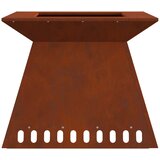  Kamin Smeđa 60 x 60 x 50 cm Čelik otporan na vremenske uvjete | shoptok.hr