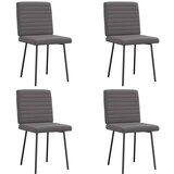 Maison Chic Jedilni stoli - Vzorci stoli 4 kosi sivo umetno usnje A893, (22032548) | Shoptok.si