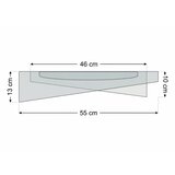  LED plafonsko svetlo GALAXY MODERN LED/24W/230V, prečnik 55 cm, bež/belo | Eponuda.com