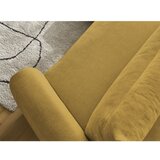 Bobochic Paris oker rumena kotna sedežna garnitura aden | Shoptok.si