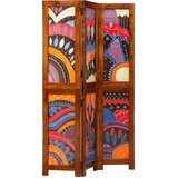  Pregradna pregača Medeno smeđa 105 x 1,5 x 160 cm | shoptok.hr
