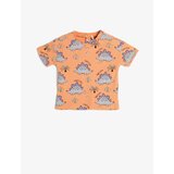 Koton T-Shirt Dinosaur Printed Short Sleeve Crew Neck Cotton Cene