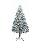  Umjetno božićno drvce Bijelo 210 cm PVC i Čelik i Plastika | shoptok.hr