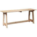  Vanjska klupa Prirodna 119 x 37 x 47 cm Masivno drvo bora | shoptok.hr