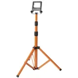 LED reflektor sa stativom TRIPOD LED/20W/230V 4000K IP65 narandžaste boje