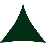 vidaXL Senčno jadro oksford blago trikotno 6x6x6 m temno zeleno Cene