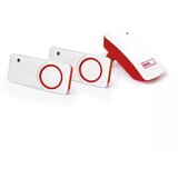 Emos Brezžični zvonec P5750.2T - rdeče/bel | Shoptok.si