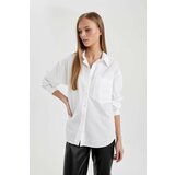 Defacto Oversize Fit Shirt Collar Poplin Long Sleeve Shirt cene