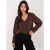  Blouse-MI-BZ-M721.38-dark brown | shoptok.hr