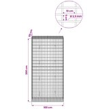  Gabion s žicom debljine 3,5 mm i mrežom 5x10 cm 100x50x200 cm | shoptok.hr